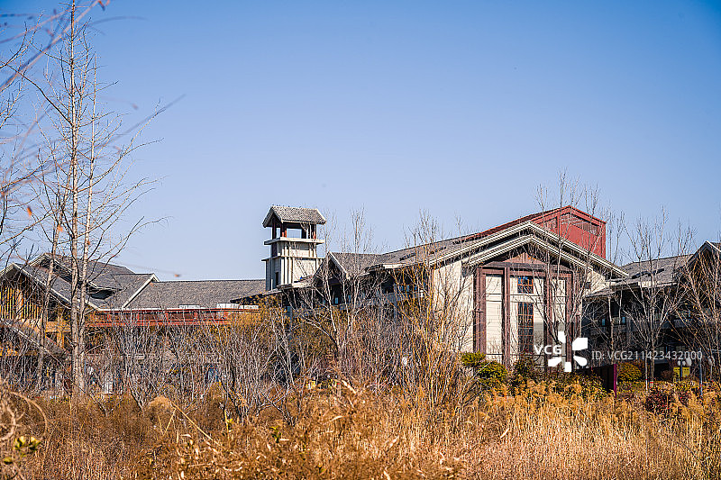 河北省邢台市内丘鹊山湖度假村图片素材