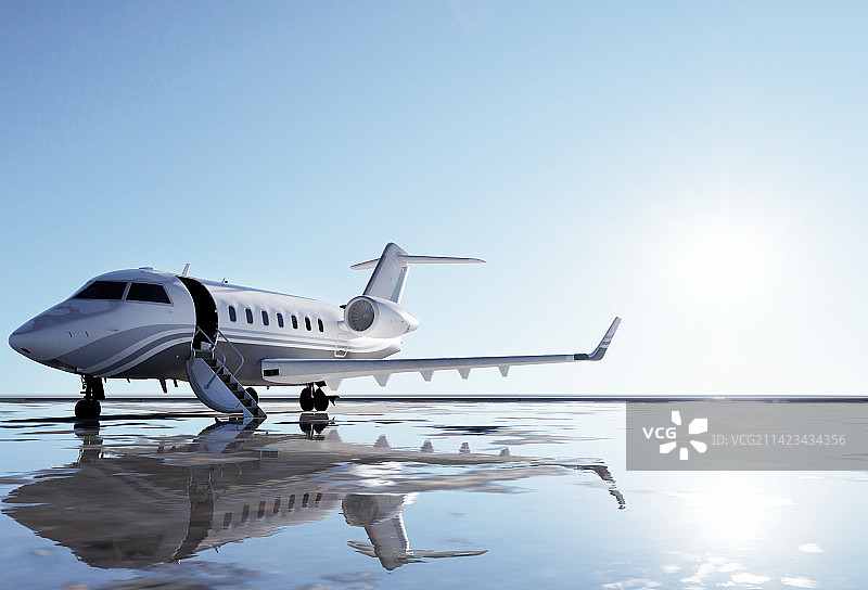 户外商务停机坪图片素材