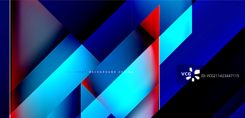 动态三角形设计与流体梯度颜色图片素材