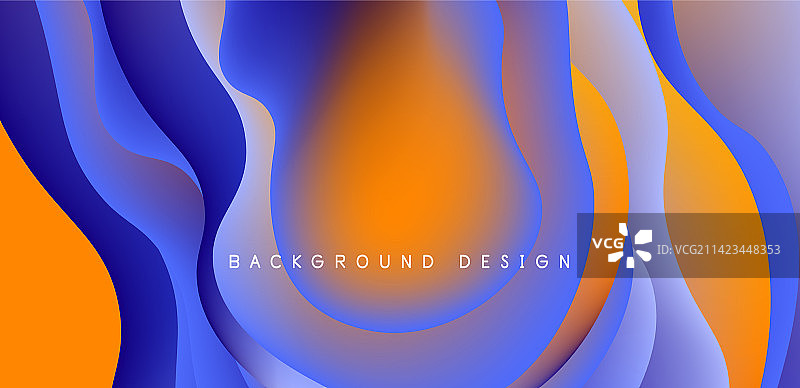 流体波为封面抽象背景图片素材