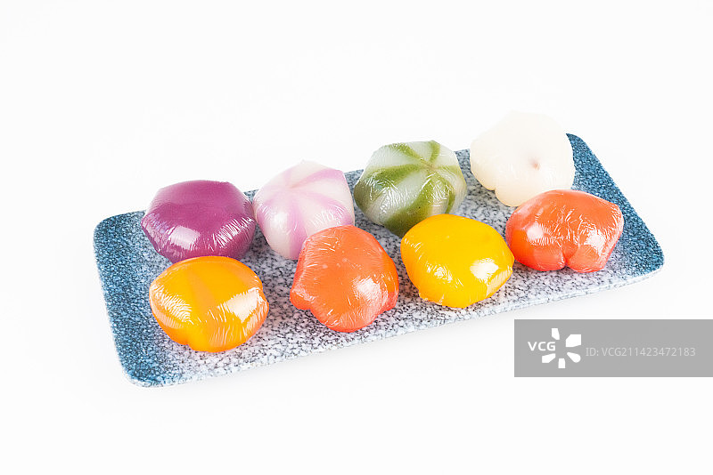 清明节彩色青团图片素材