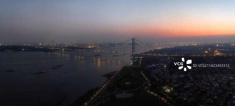江阴长江大桥夜景图片素材