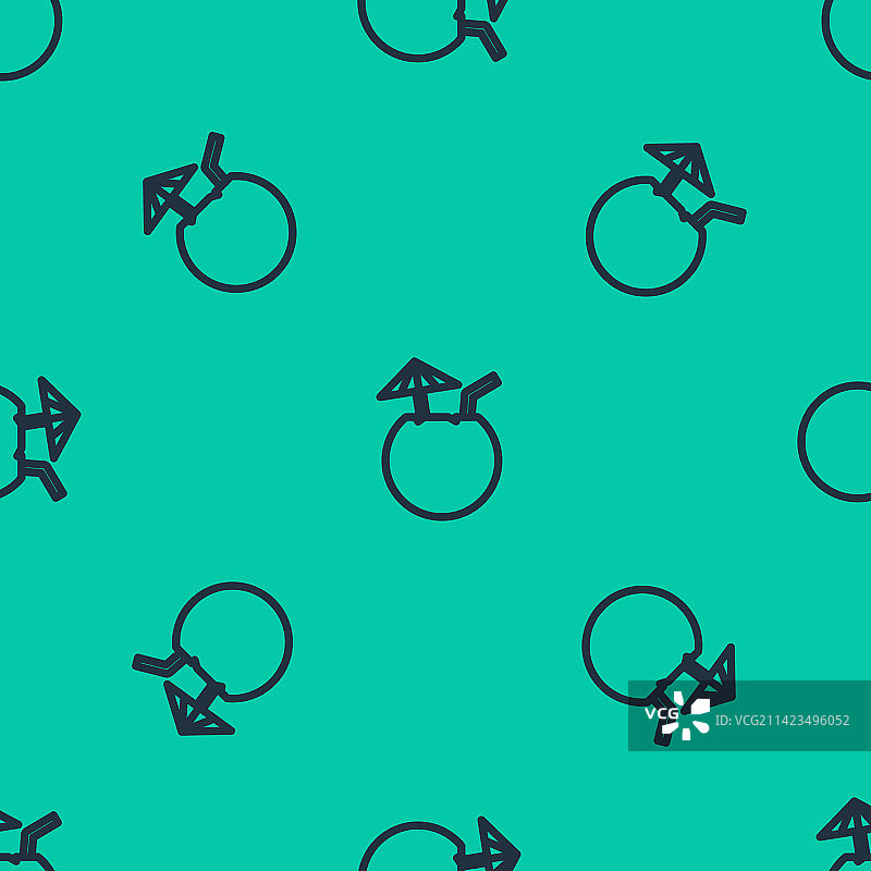 蓝色线条椰子汁异国情调鸡尾酒图片素材