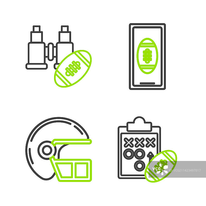 美式概念线条规划策略组合图片素材