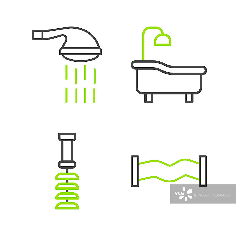 工业金属管道马桶刷图片素材