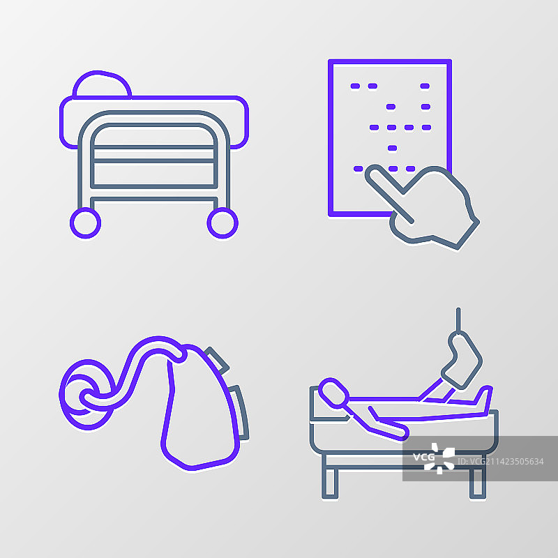 骨折病人助听器图片素材