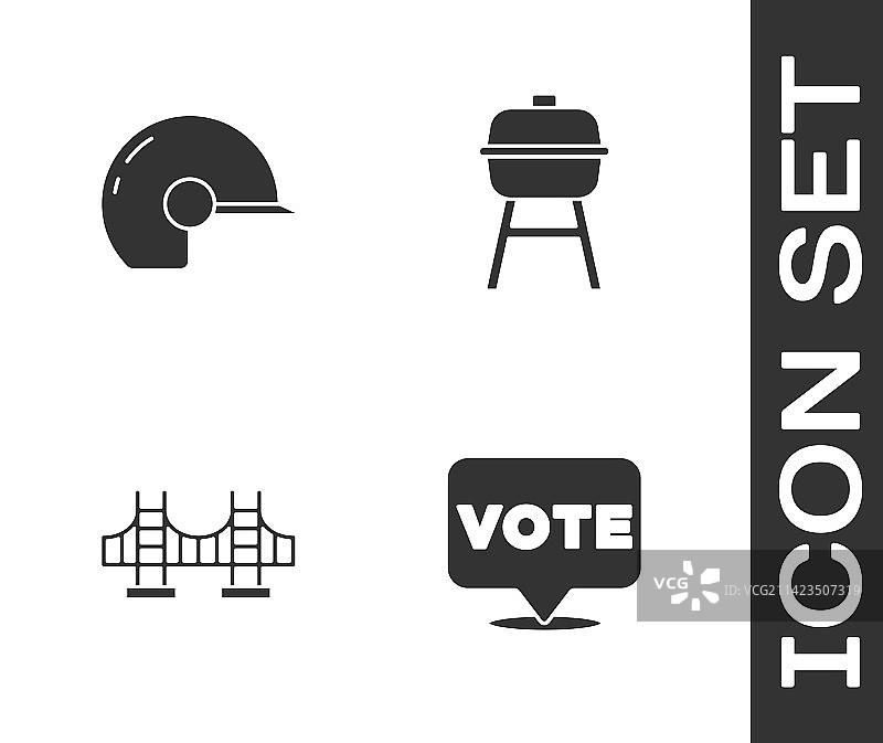 投票、棒球头盔、金门大桥图片素材