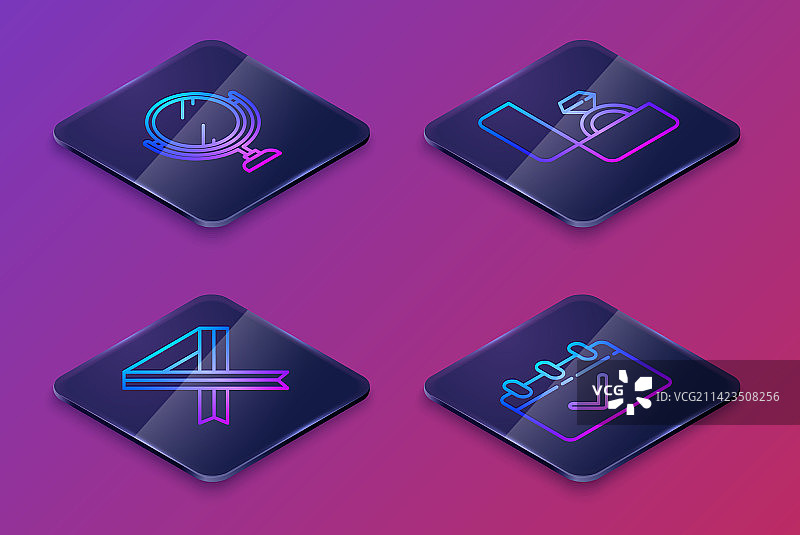 2.5D圆形化妆镜胸部线条设计图片素材