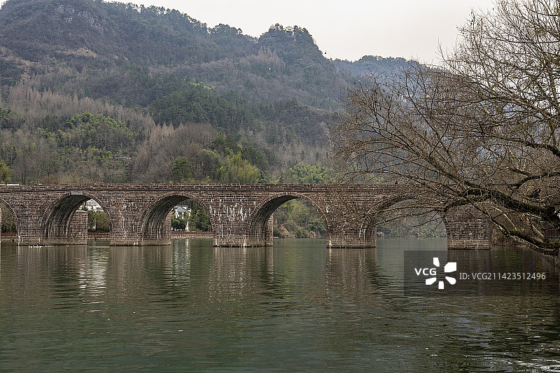 休宁县登封桥图片素材