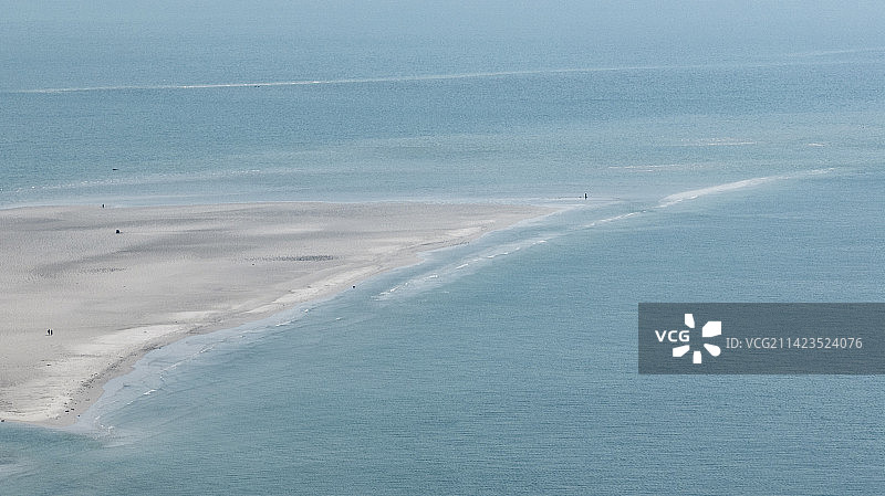 广西北海银滩的滨海沙滩图片素材