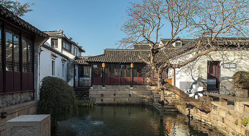 周庄张厅古建风光图片素材