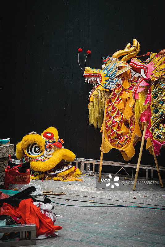 广西南宁龙门水都二月二龙抬头民俗活动图片素材