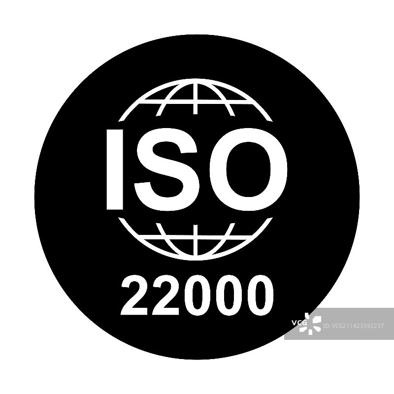 ISO 22000食品管理体系标准图标图片素材