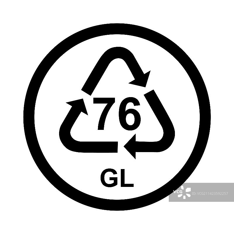 玻璃回收生态标志图片素材