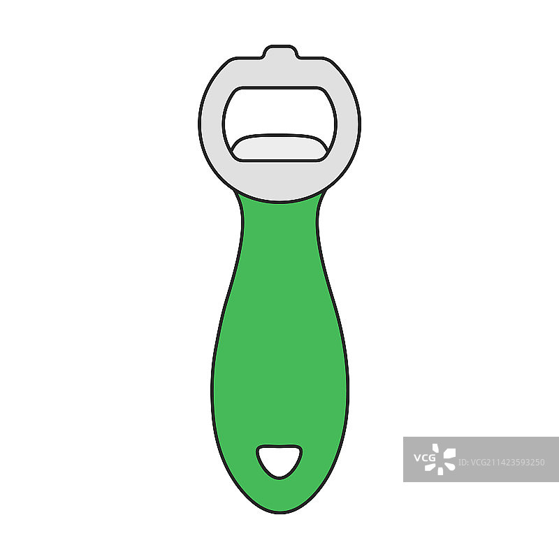 彩色开瓶器标志图片素材