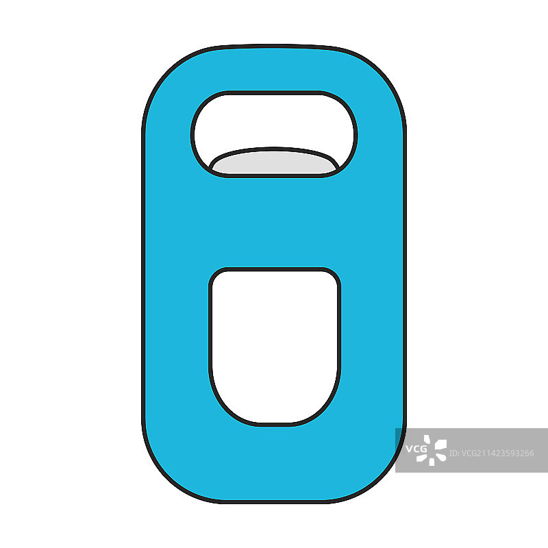 彩色开瓶器标志图片素材