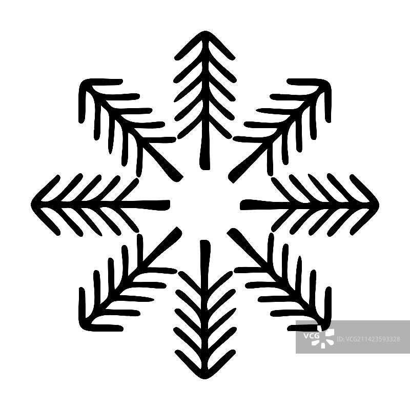 斯堪的纳维亚风格的户外森林画框图片素材