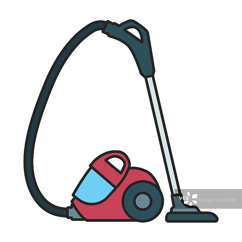 吸尘器彩色logo图标图片素材