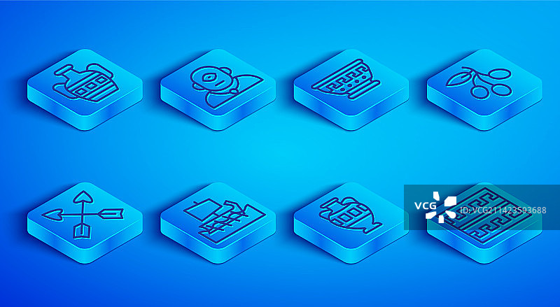 古代双耳瓶、独眼巨人和希腊文物线条图标图片素材