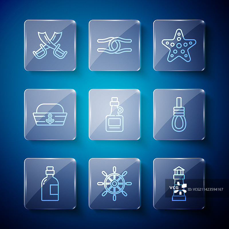 线性酒精饮品朗姆船方向盘图片素材