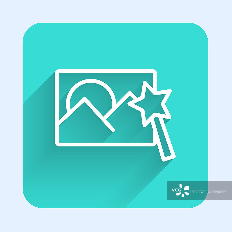 照片修饰白线图标图片素材