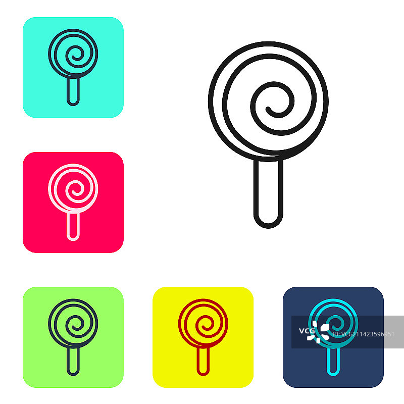 白色背景棒棒糖图标图片素材