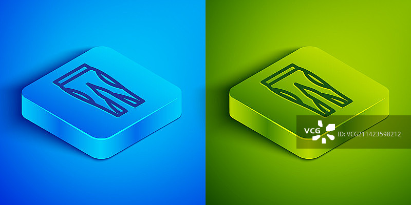 2.5D线条紧身裤图标图片素材