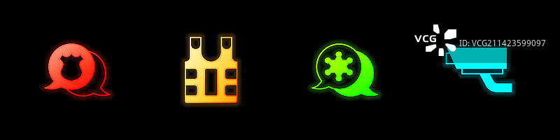 警徽、防弹背心、六角星图片素材