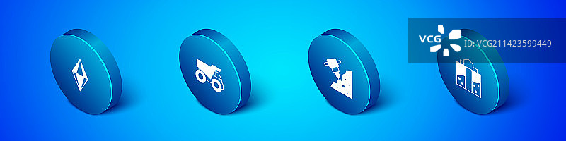 2.5D宝石建筑手提钻元件图片素材