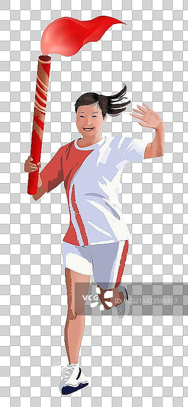 火炬手图片素材