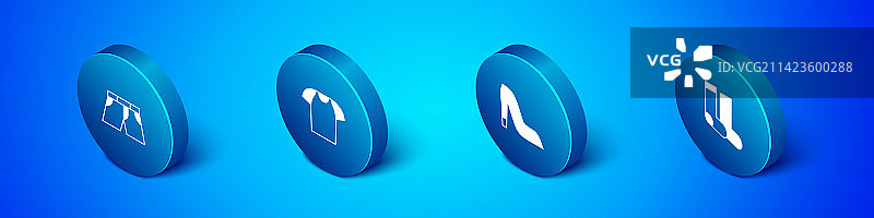 2.5D短裤或裤子女人鞋袜图片素材