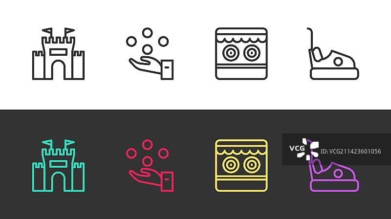 城堡、抛球、射击场图片素材