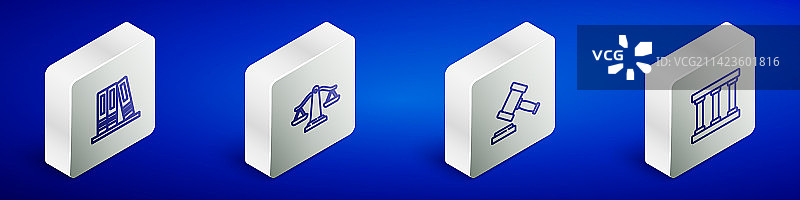 2.5D等距线条办公文件夹比例尺图片素材