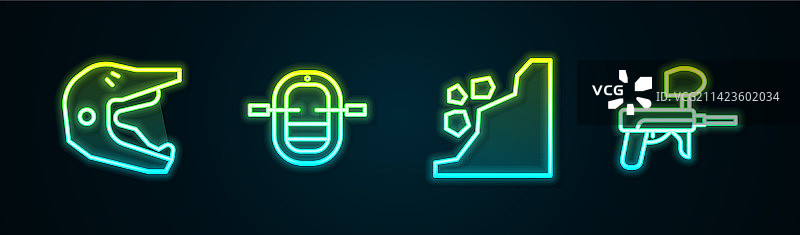 摩托车越野头盔漂流船图片素材