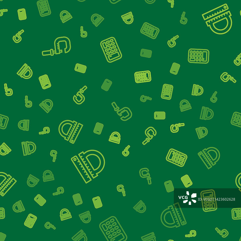 千分尺量角器和尺子套餐图片素材