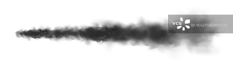 逼真的导弹或子弹轨迹飞机图片素材