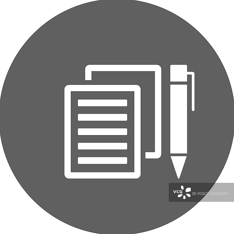 书写文档图标笔记图片素材