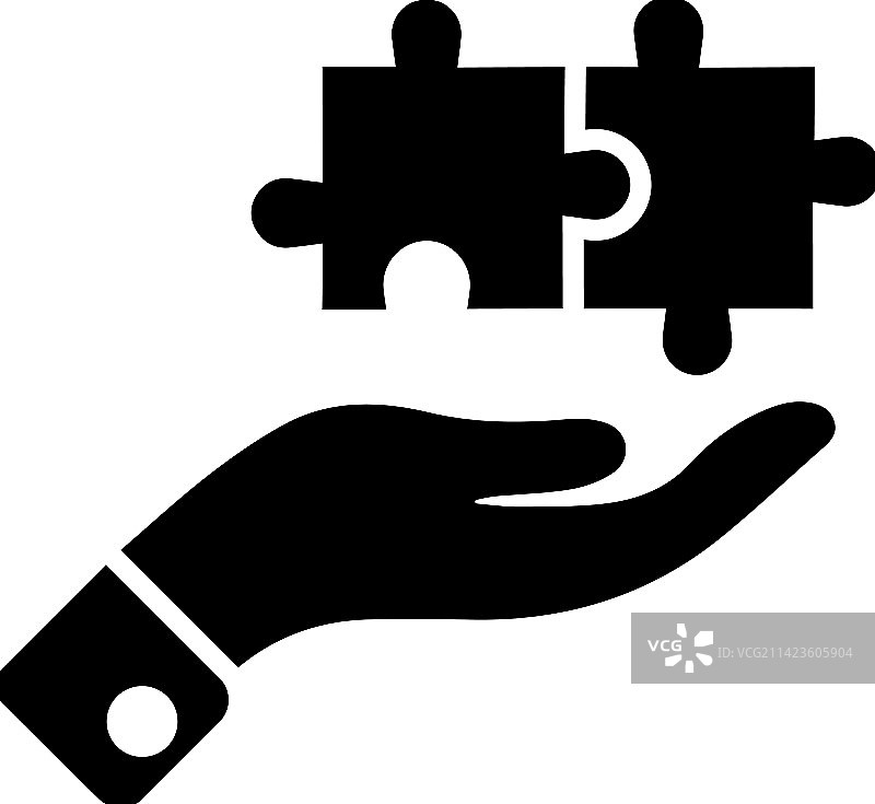 拼图手部解谜游戏图标图片素材