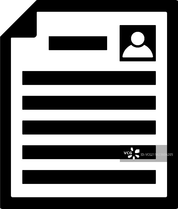 简历图标图片素材