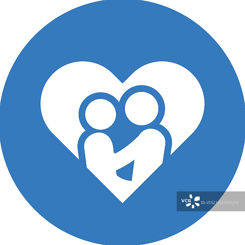 浪漫情侣情人节图标图片素材