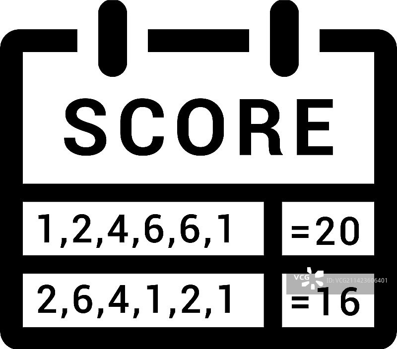 分数记分卡图标图片素材
