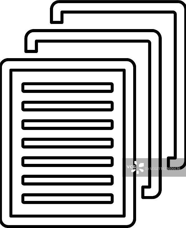 文本轮廓图标线条艺术图片素材