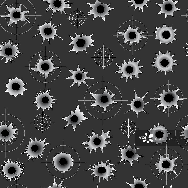 墙上的弹孔图案图片素材