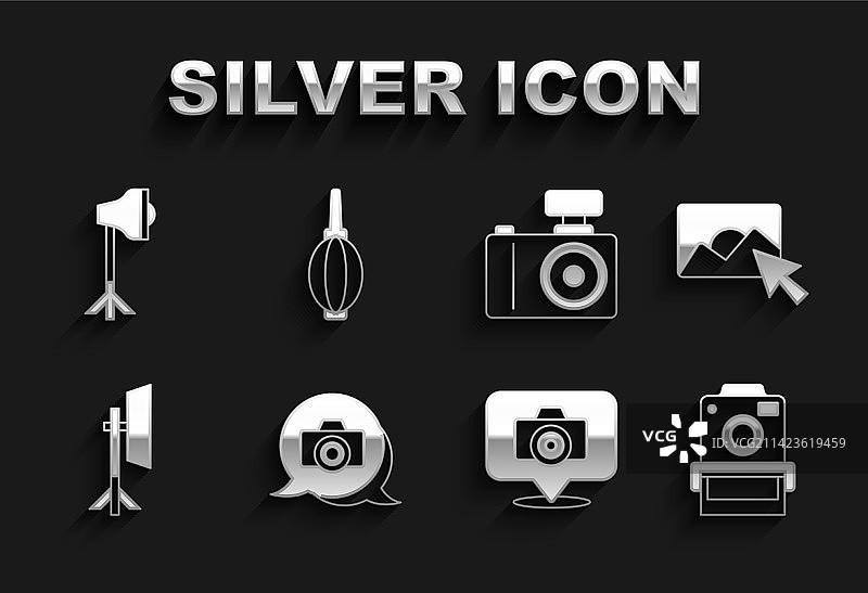 摄影工作室灯泡设备图片素材