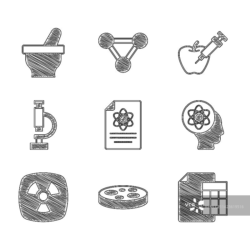 细菌培养皿化学报告图片素材