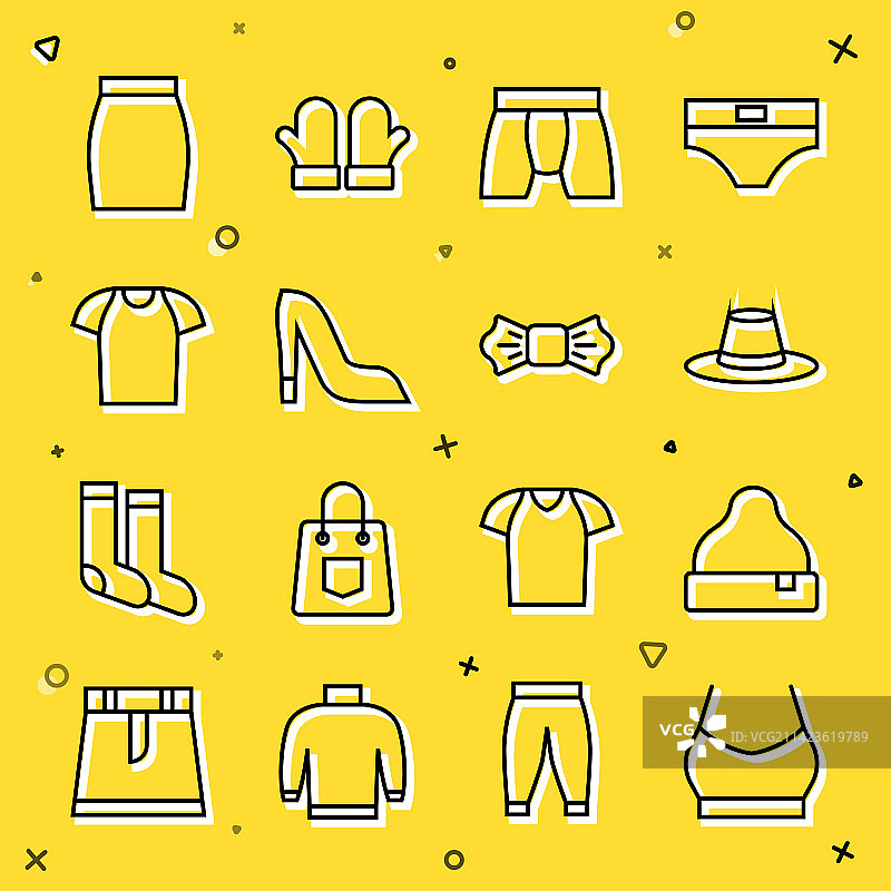 女士露脐上衣无檐小便帽男人套餐图片素材