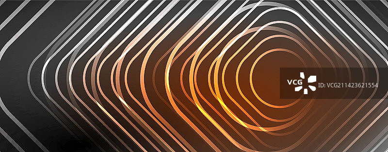 霓虹灯发光的科技线高科技未来图片素材