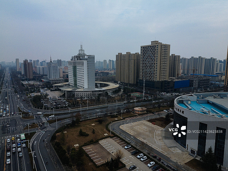 安阳 文化广场 博物馆 中华路 图书馆 万达广场 文峰区 鹏睿国际图片素材