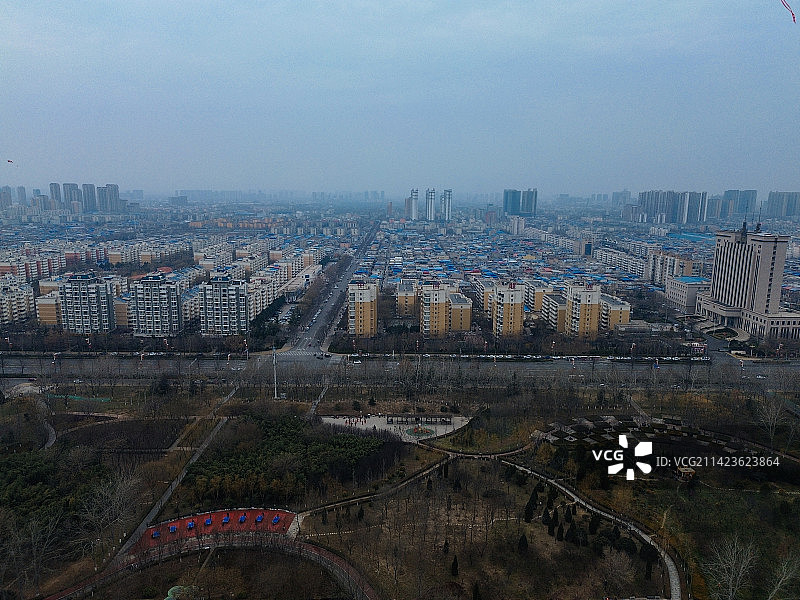 安阳 文化广场 博物馆 中华路 图书馆 万达广场 文峰区 鹏睿国际图片素材