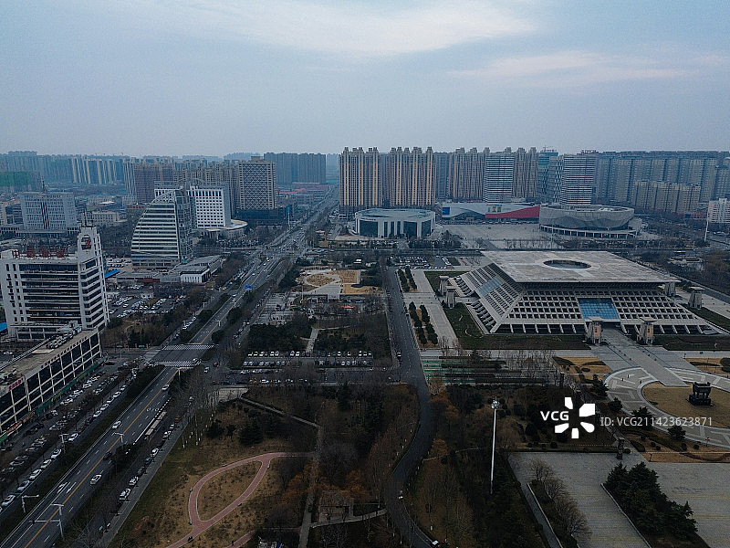 安阳 文化广场 博物馆 中华路 图书馆 万达广场 文峰区 鹏睿国际图片素材